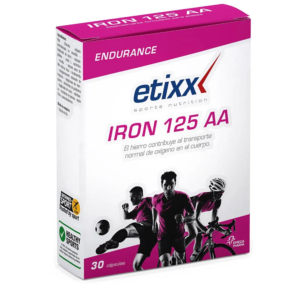 Etixx Iron 125 Aa Tablettask Neutral Smak 30 Enheter, One size Etixx Iron 125 Aa Tablettask Neutral Smak 30 Enheter, One size