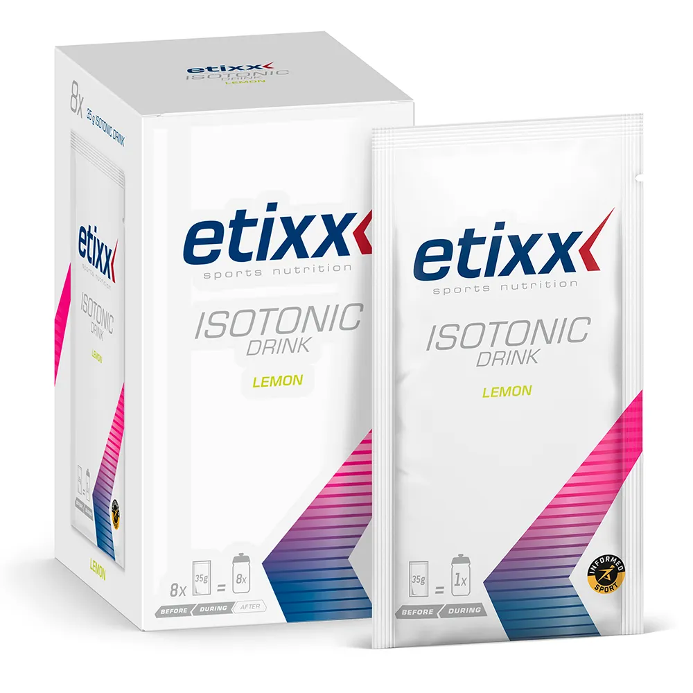 Etixx Isotonic Drink 8x35g Isotonisk Endosförpackning Citron, White, One Size