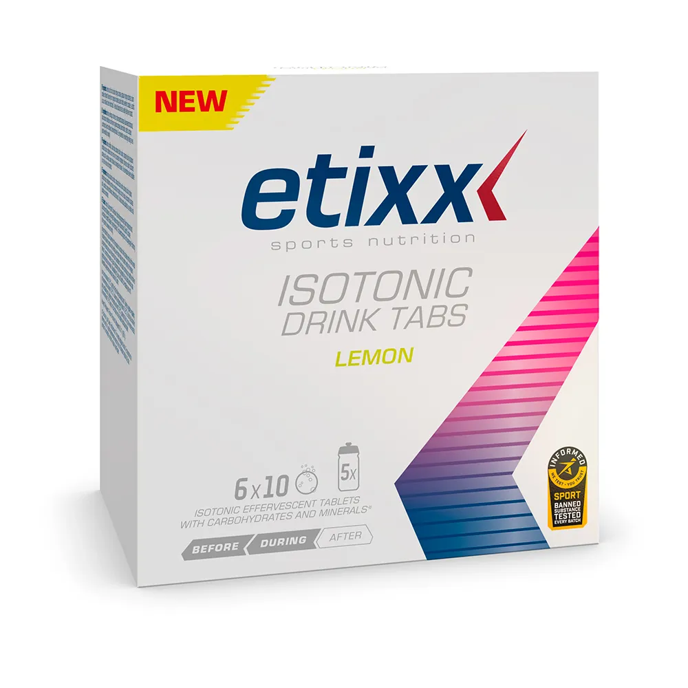 Etixx Isotonic Drink Ask Med Isotoniska Brustabletter Citron 60 Enheter, White, One Size Etixx Isotonic Drink Ask Med Isotoniska Brustabletter Citron 60 Enheter, White, One Size