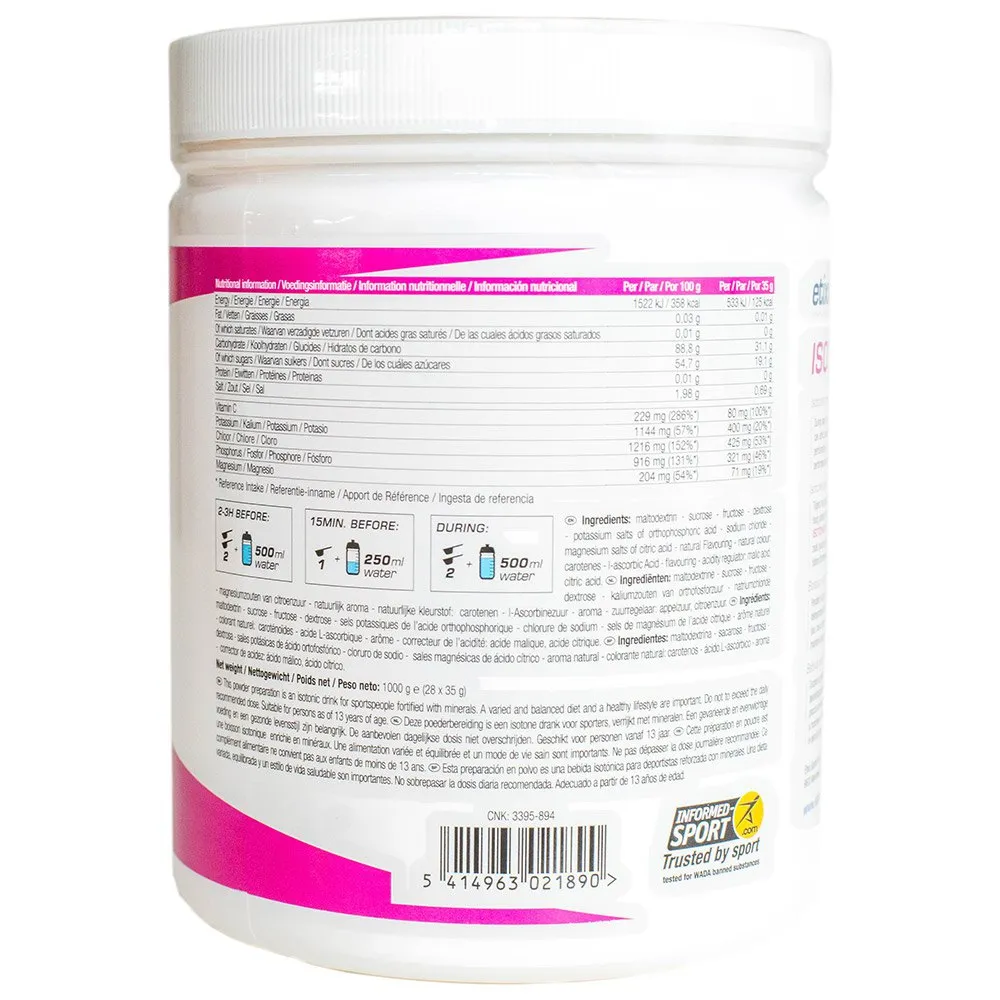 Etixx Isotonisk Pulverdryck Apelsin Och Mango 1000g, Multicolor, One Size Etixx Isotonisk Pulverdryck Apelsin Och Mango 1000g, Multicolor, One Size