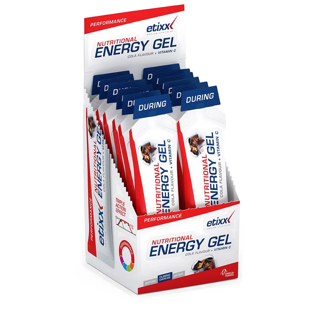Etixx Nutritional Låda Med Energigeler 12 Enheter, Multicolor, One Size