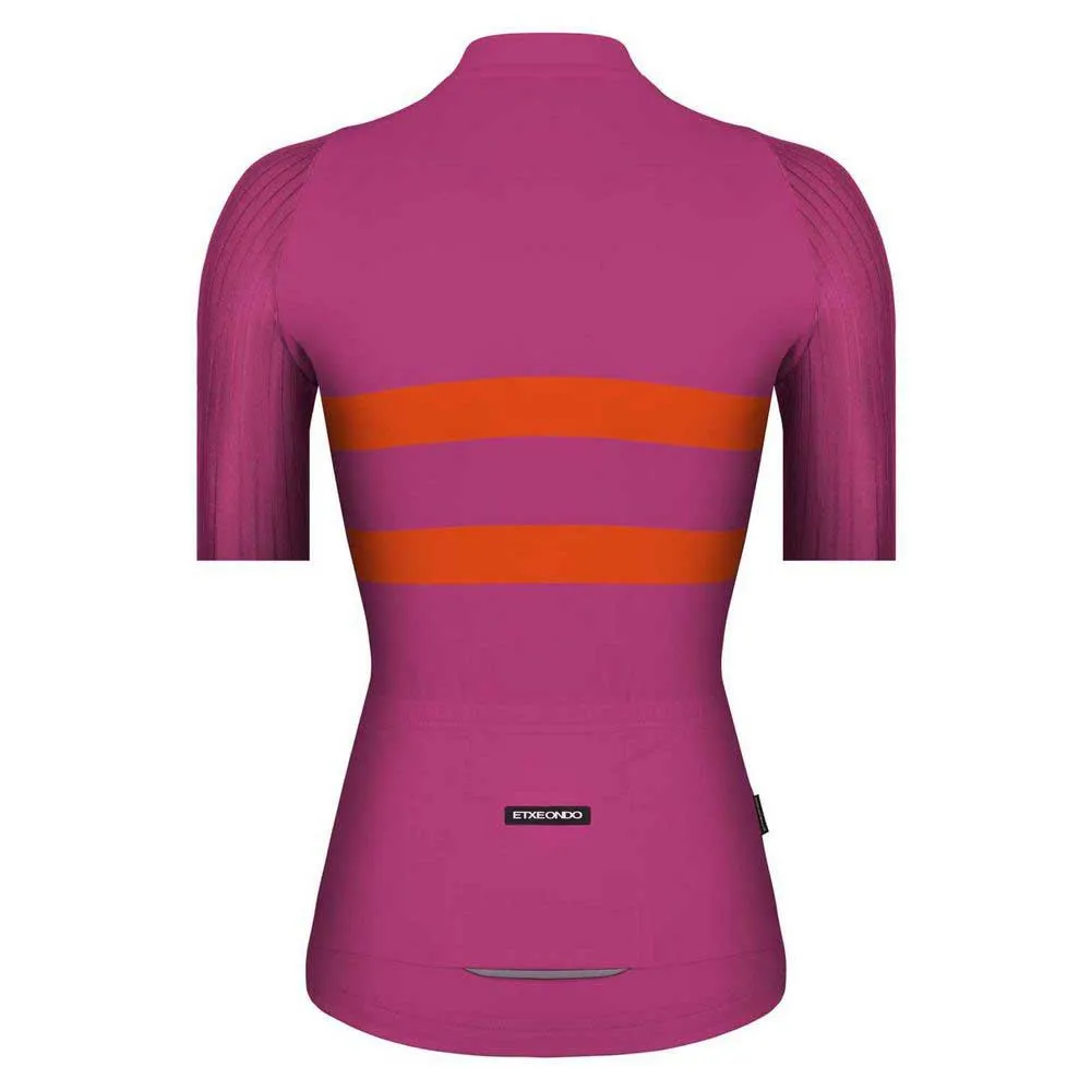 Etxeondo Garaia Essentials Korta ärmar Cykeltröja, Raspberry Red / Orange, XL Etxeondo Garaia Essentials Korta ärmar Cykeltröja, Raspberry Red / Orange, XL