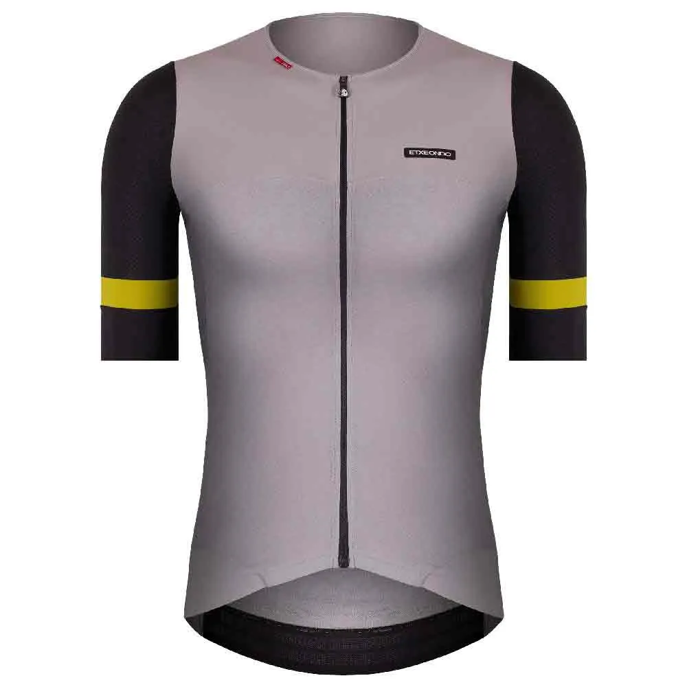 Etxeondo Mendi Pro Korta ärmar Cykeltröja, Grey / pistachio, XL Etxeondo Mendi Pro Korta ärmar Cykeltröja, Grey / pistachio, XL