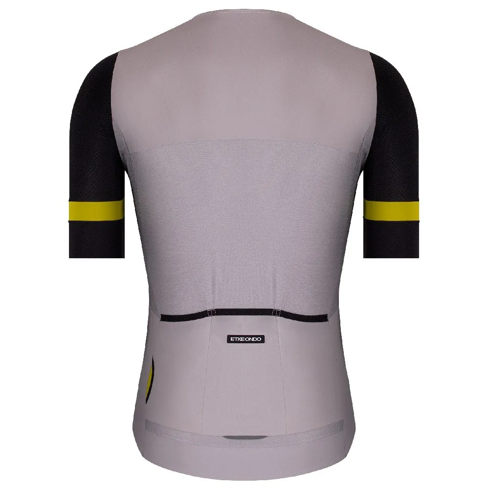 Etxeondo Mendi Pro Korta ärmar Cykeltröja, Grey / pistachio, XL Etxeondo Mendi Pro Korta ärmar Cykeltröja, Grey / pistachio, XL