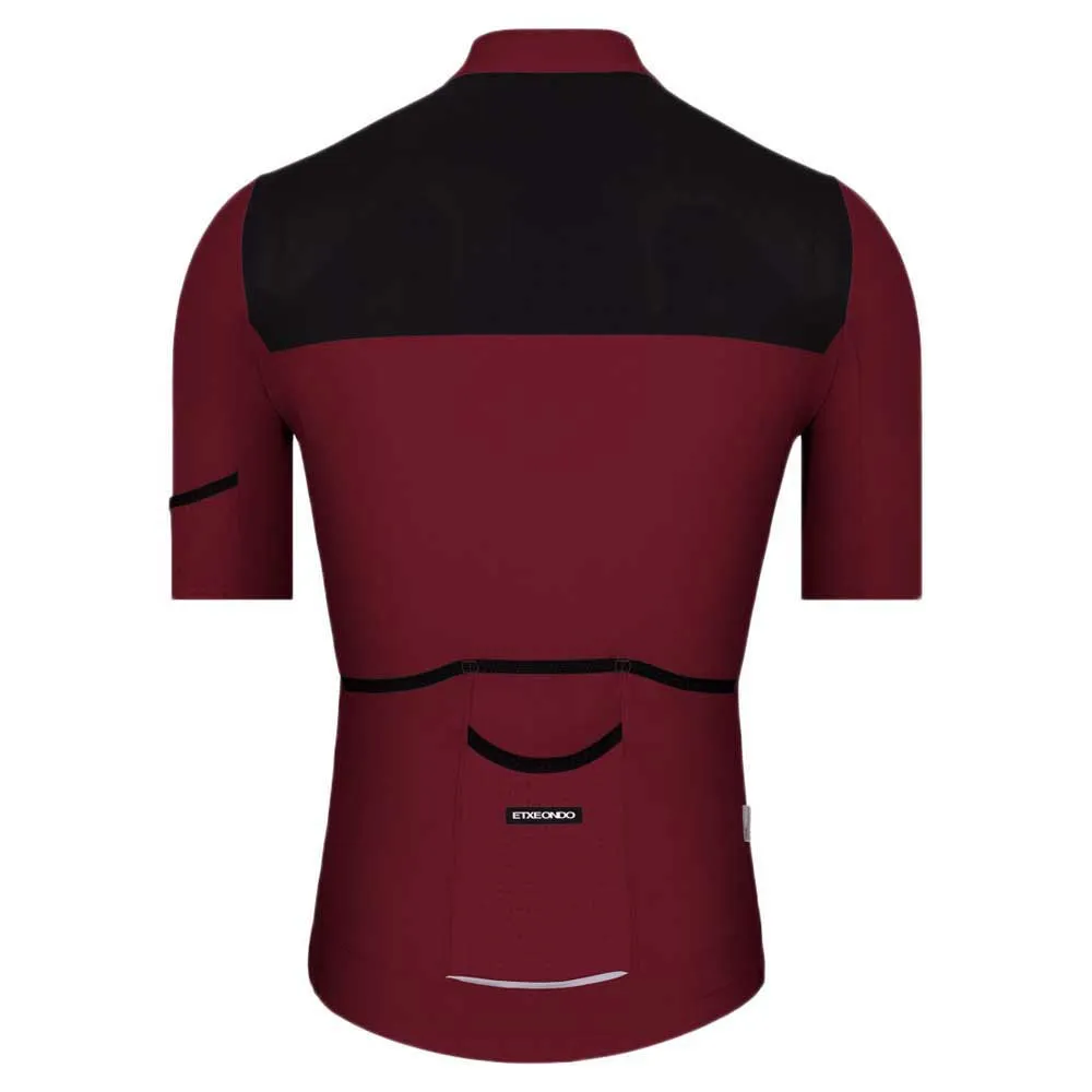 Etxeondo Rali 1.0 Korta ärmar Cykeltröja, Dark red, M