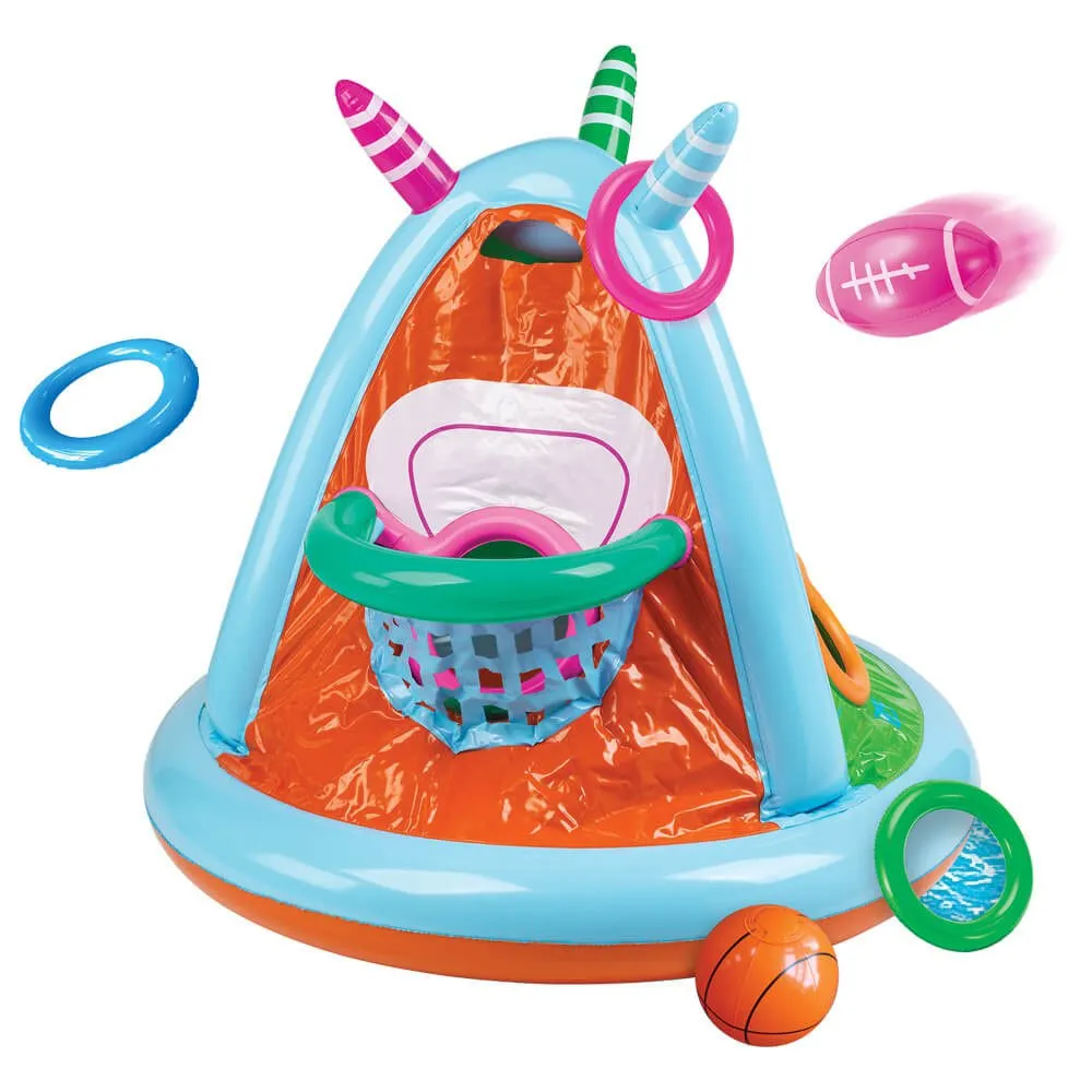 Eurekakids Uppblåsbar Sportleksak Med 4 Olika Spel unisex, Multicolor, One Size Eurekakids Uppblåsbar Sportleksak Med 4 Olika Spel unisex, Multicolor, One Size