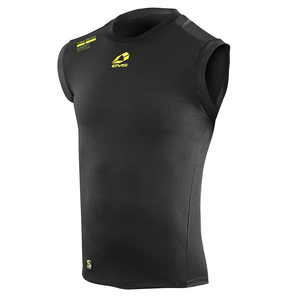 Evs Sports Tug Compression Ärmlös Baslager, Black, 12-14Y