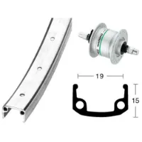 Exal Aluminium Wheel Dynamo Shimano Dh3n31 Framhjul Exal Aluminium Wheel Dynamo Shimano Dh3n31 Framhjul