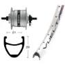 Exal Rodi Airline 1 Dynamo Shimano Dh3000 Framhjul, White / silver, 9 x 100mm