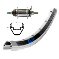 Exal Winora Zx 19 Cont.sh.109 Mtb Bakhjul