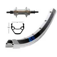 Exal Winora Zx 19 Ej Ma Mtb Bakhjul Exal Winora Zx 19 Ej Ma Mtb Bakhjul