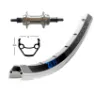 Exal Winora Zx 19 Ej Ma Mtb Bakhjul, Silver, 8.5 x 135mm, Shimano/Sram HG