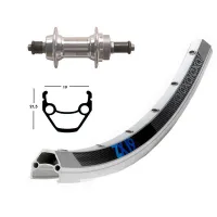 Exal Winora Zx 19 Qr Mtb Bakhjul Exal Winora Zx 19 Qr Mtb Bakhjul