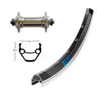 Exal Winora Zx 19 Qr Mtb Framhjul