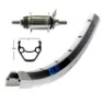 Exal Winora Zx 19 Sh.din.dh 3n80 Qr Landsvägscykelns Bakhjul, Silver, 8 x 135mm, Shimano/Sram HG