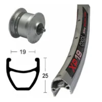 Exal Xp19 Qr Dynamo Shimano Nx32 Framhjul