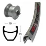 Exal Xp19 Qr Dynamo Shimano Nx32 Framhjul, Silver, 9 x 100mm