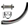 Exal Xr-1 Tiagra V-brake Qr Framhjul För Landsvägscykel, Black / grey, 9 x 100mm
