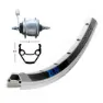 Exal Zx 19 26´´ Nexus 8s Bakhjul, Silver / black / silver, 12 x 135mm