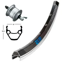 Exal Zx19 Qr Dynamo Shimano Dh3n30 Framhjul Exal Zx19 Qr Dynamo Shimano Dh3n30 Framhjul