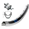 Exal Zx19 Qr Dynamo Shimano Dh3n30 Framhjul