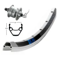 Exal Zx19 Qr Dynamo Shimano Dh3n72 26´´ Framhjul