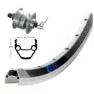 Exal Zx19 Qr Dynamo Shimano Dh3n72 Framhjul