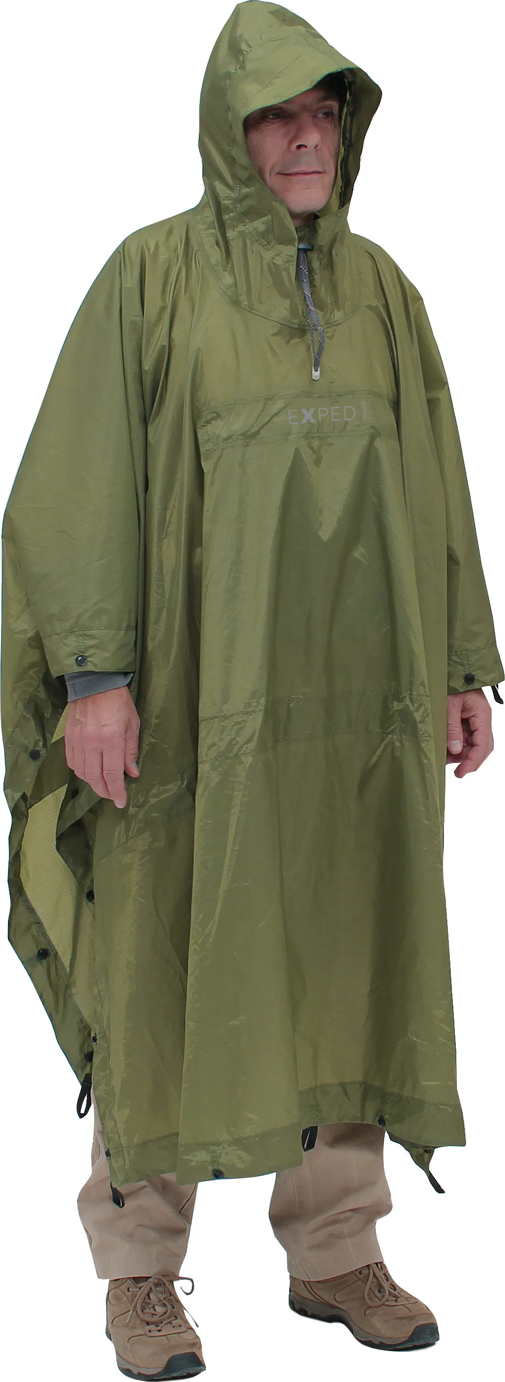 Exped Bivy Poncho, moss, One Size