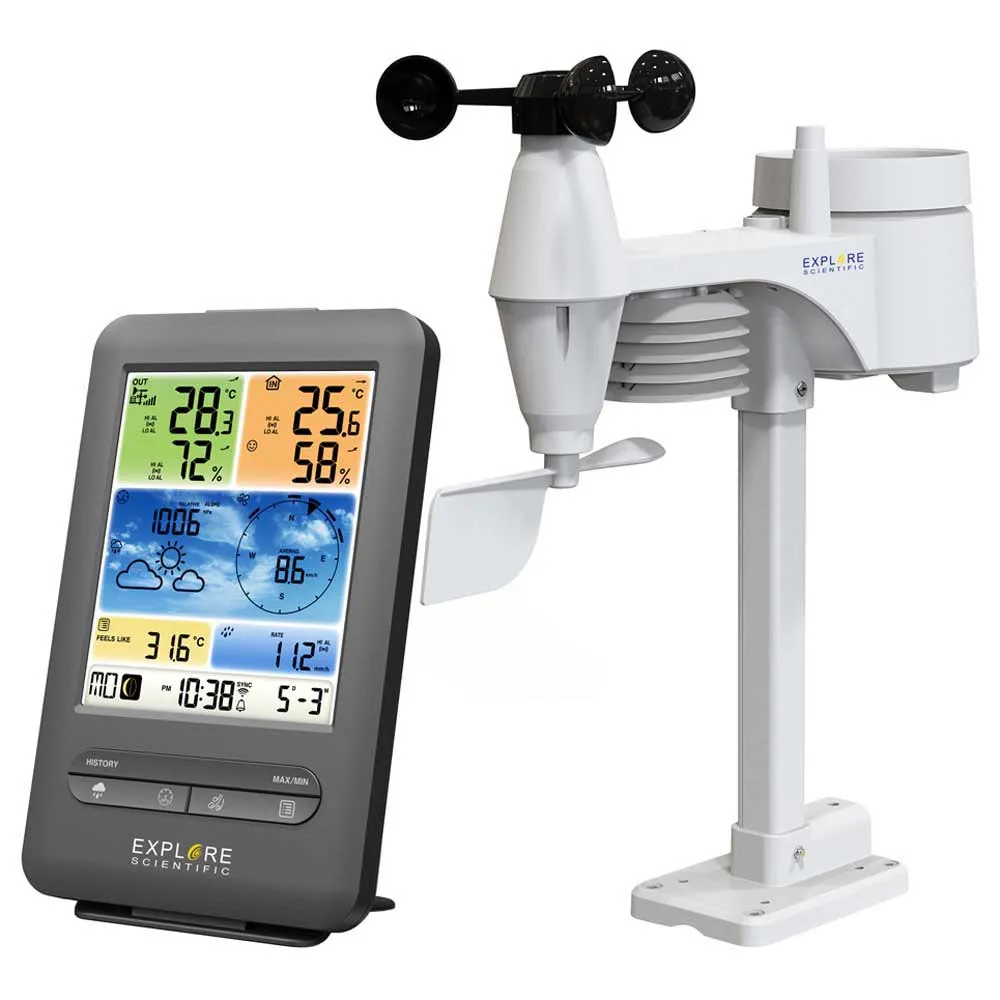 Explorer Wsx1001 Cm3lc2 Väderstationsdisplay, Black, One Size