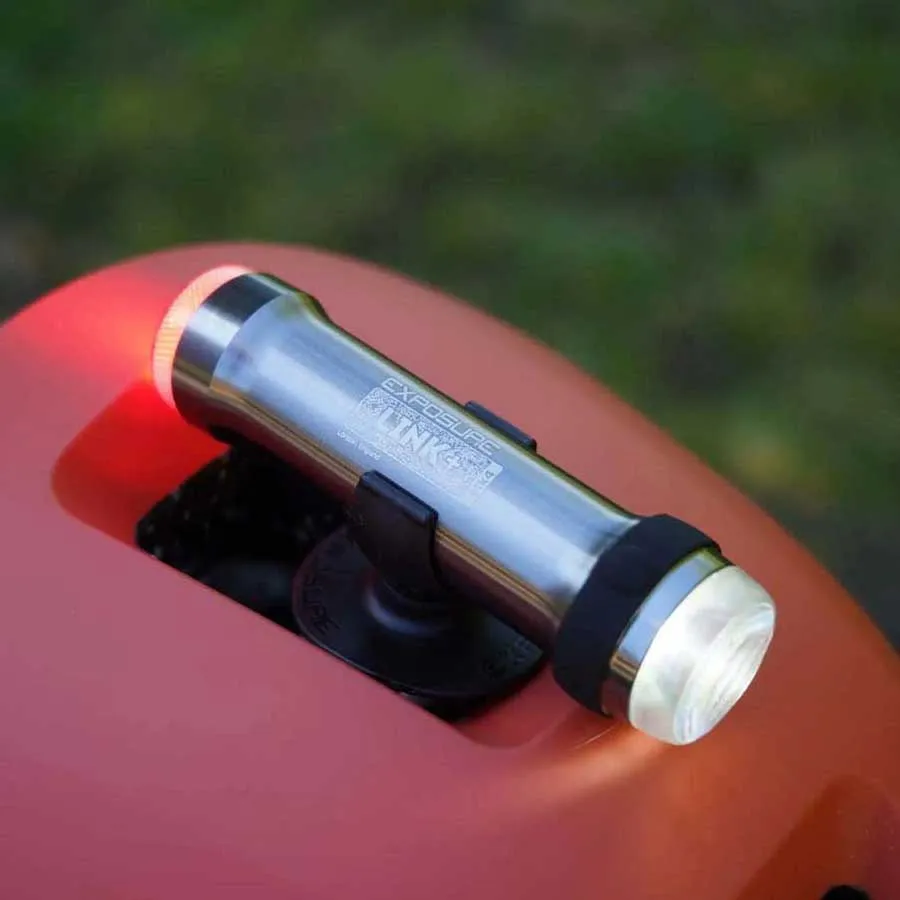 Exposure Lights Link Plus Mk4 Cykellampset, Gun metal black, 400/50 Lumens