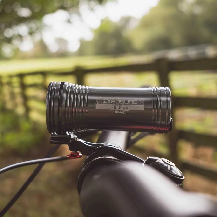 Exposure Lights Race Mk18 Framlampa, Gun metal black, 2800 Lumens