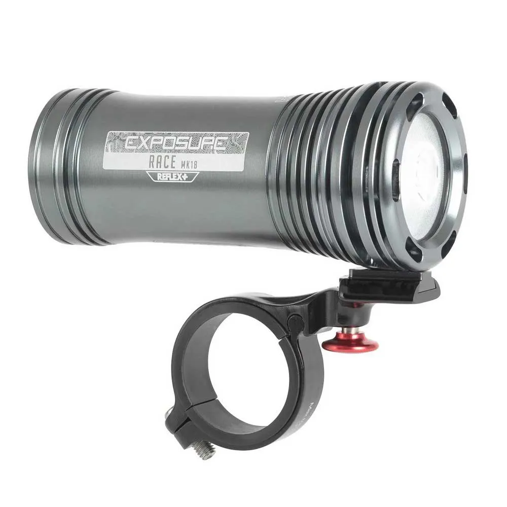 Exposure Lights Race Mk18 Framlampa, Gun metal black, 2800 Lumens