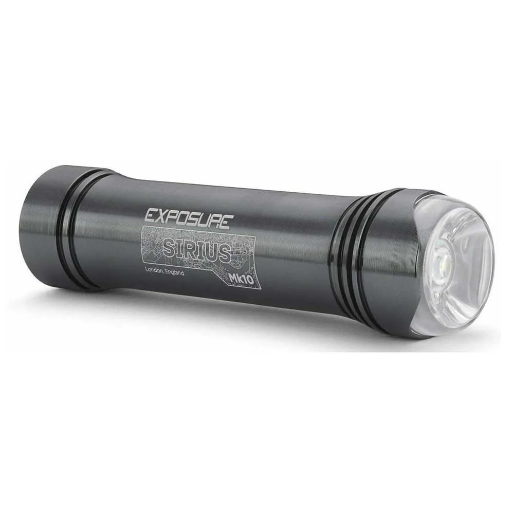 Exposure Lights Sirius Mk10 Daybright Framlampa, Gun metal black, 900 Lumens
