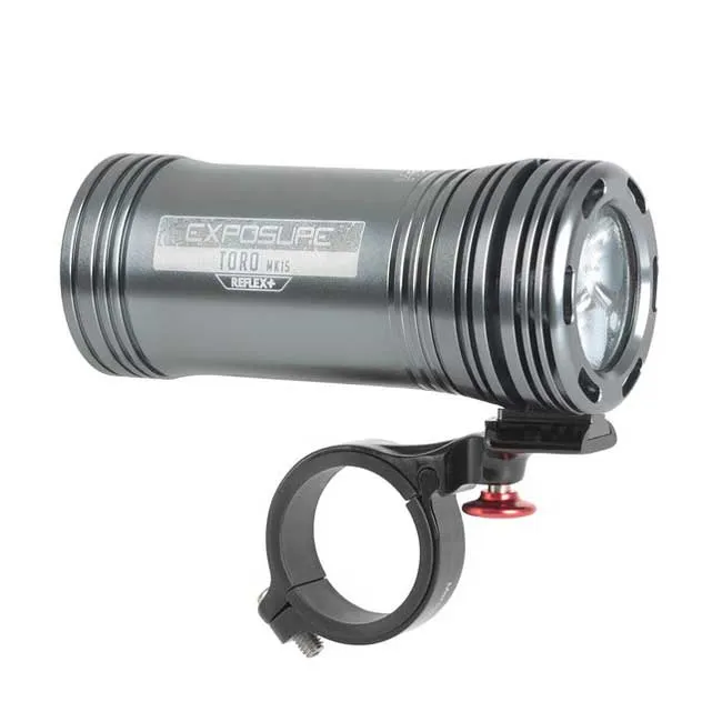Exposure Lights Toro Mk15 Framlampa, Gun metal black, 3800 Lumens