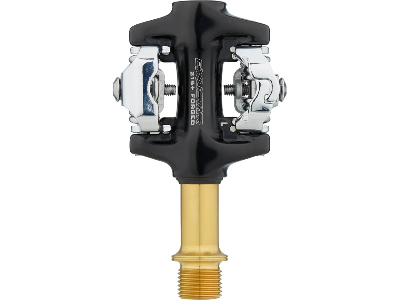 Exustar E-PM215Ti Titan Klickpedale, Black, One Size Exustar E-PM215Ti Titan Klickpedale, Black, One Size