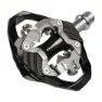 Exustar E-pm242 Cykelpedaler, Black / silver, One Size