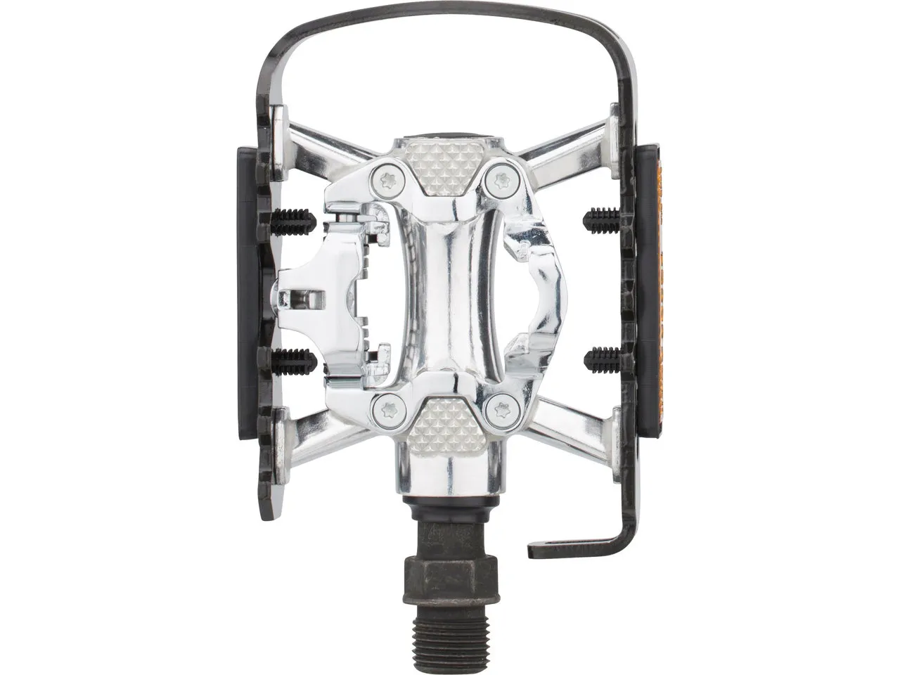 Exustar E-PM818 Klick-/Plattformpedale, Silver, One Size