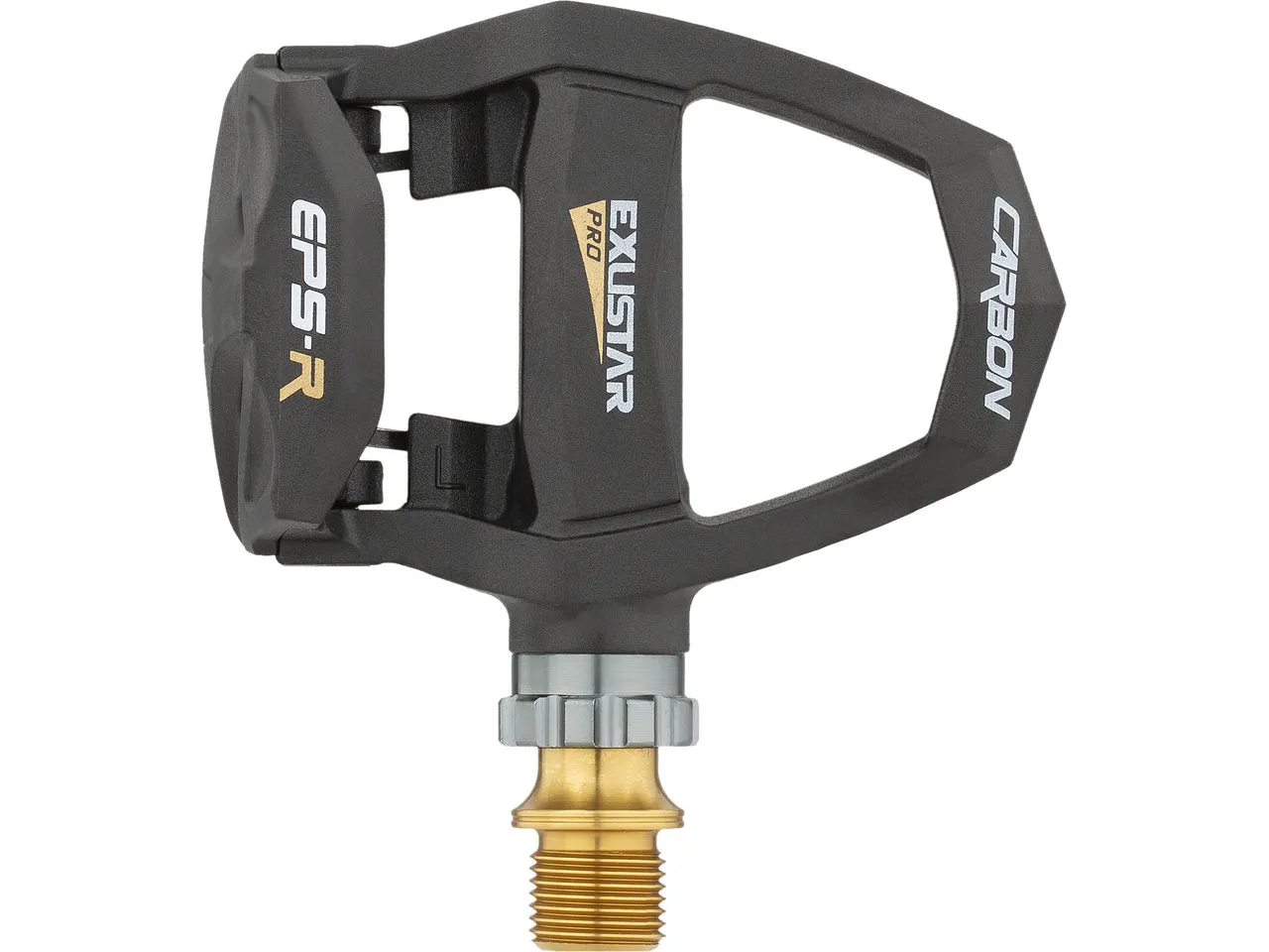 Exustar E-PR200CKTi Titan Carbon Klickpedale, Black, One Size