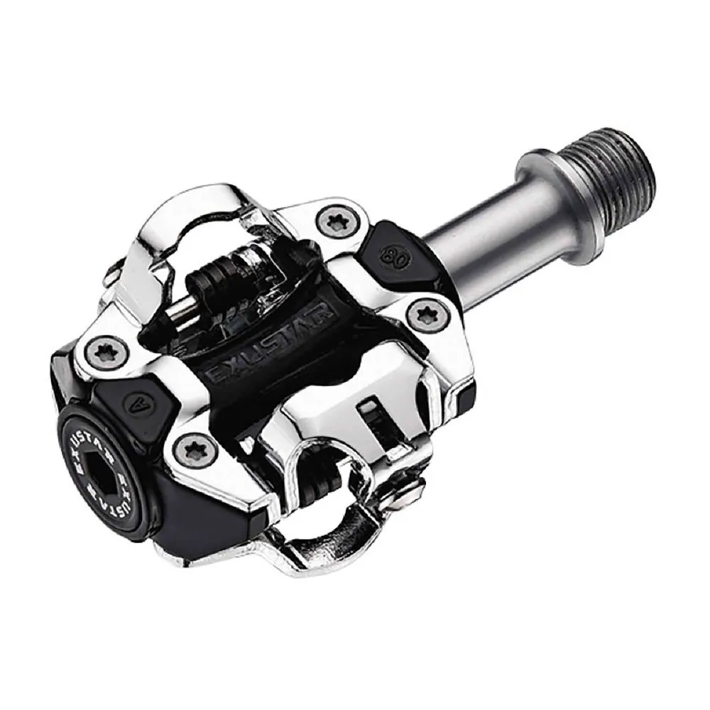 Exustar Pm211 Cykelpedaler, Silver / black, One Size