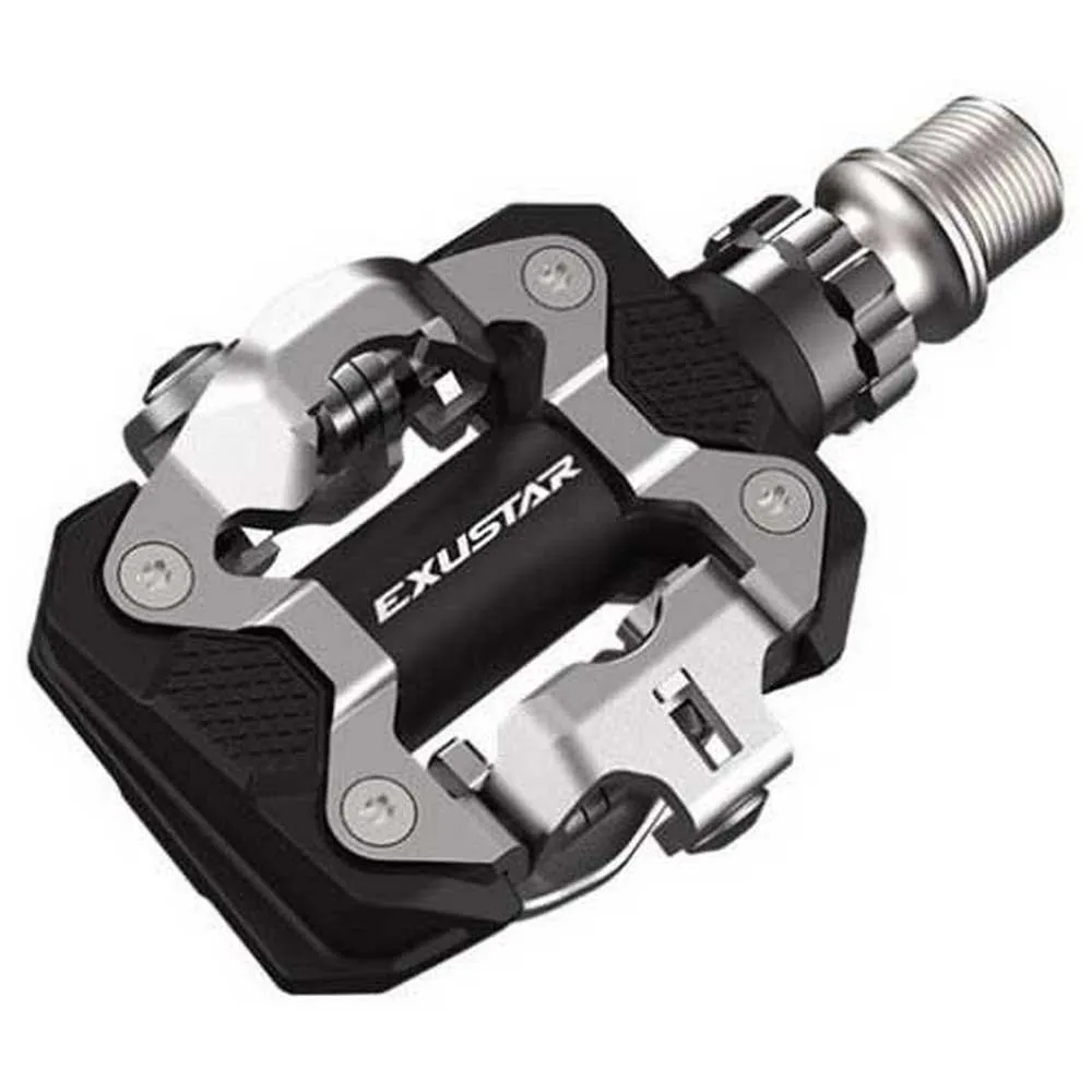 Exustar Pm239 Cykelpedaler, Black / silver, One Size