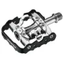 Exustar Pm812 Cykelpedaler, Black / silver, One Size