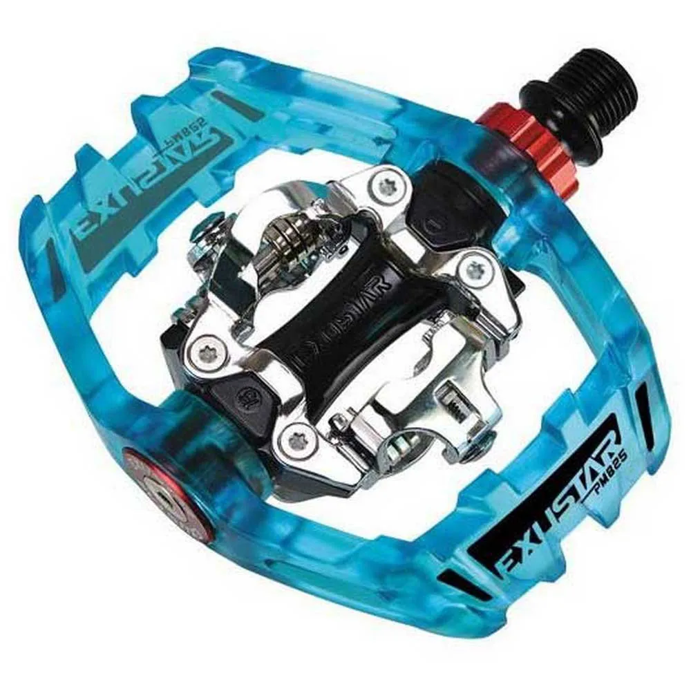 Exustar Pm825 Cykelpedaler, Blue, One Size