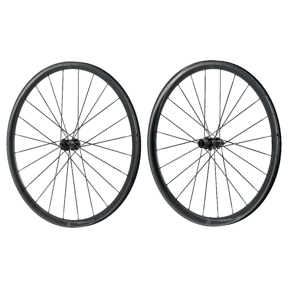 Factor Black Inc 28|33 Cl Disc Tubeless Landsvägshjulset, Black, 12 x 100/12 x 142mm, Sram XDR