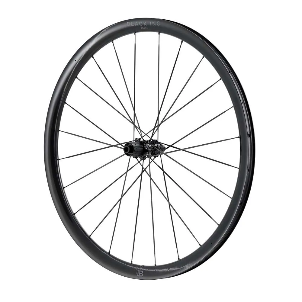 Factor Black Inc 28|33 Cl Disc Tubeless Landsvägshjulset, Black, 12 x 100/12 x 142mm, Sram XDR