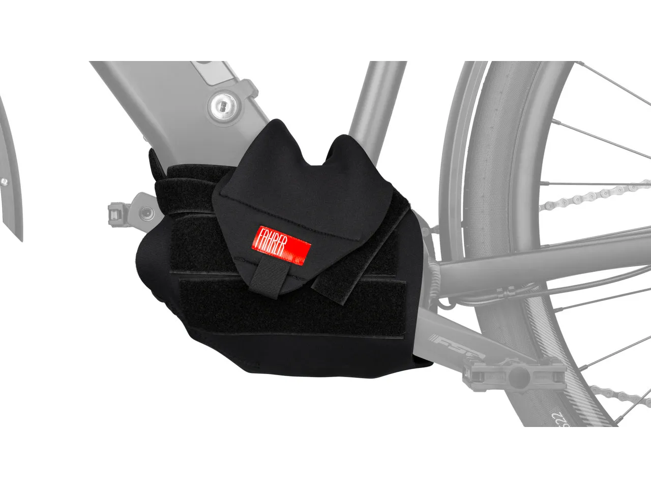 Fahrer E-Bike Motor Cover Premium Transportschutz, Black, One Size Fahrer E-Bike Motor Cover Premium Transportschutz, Black, One Size