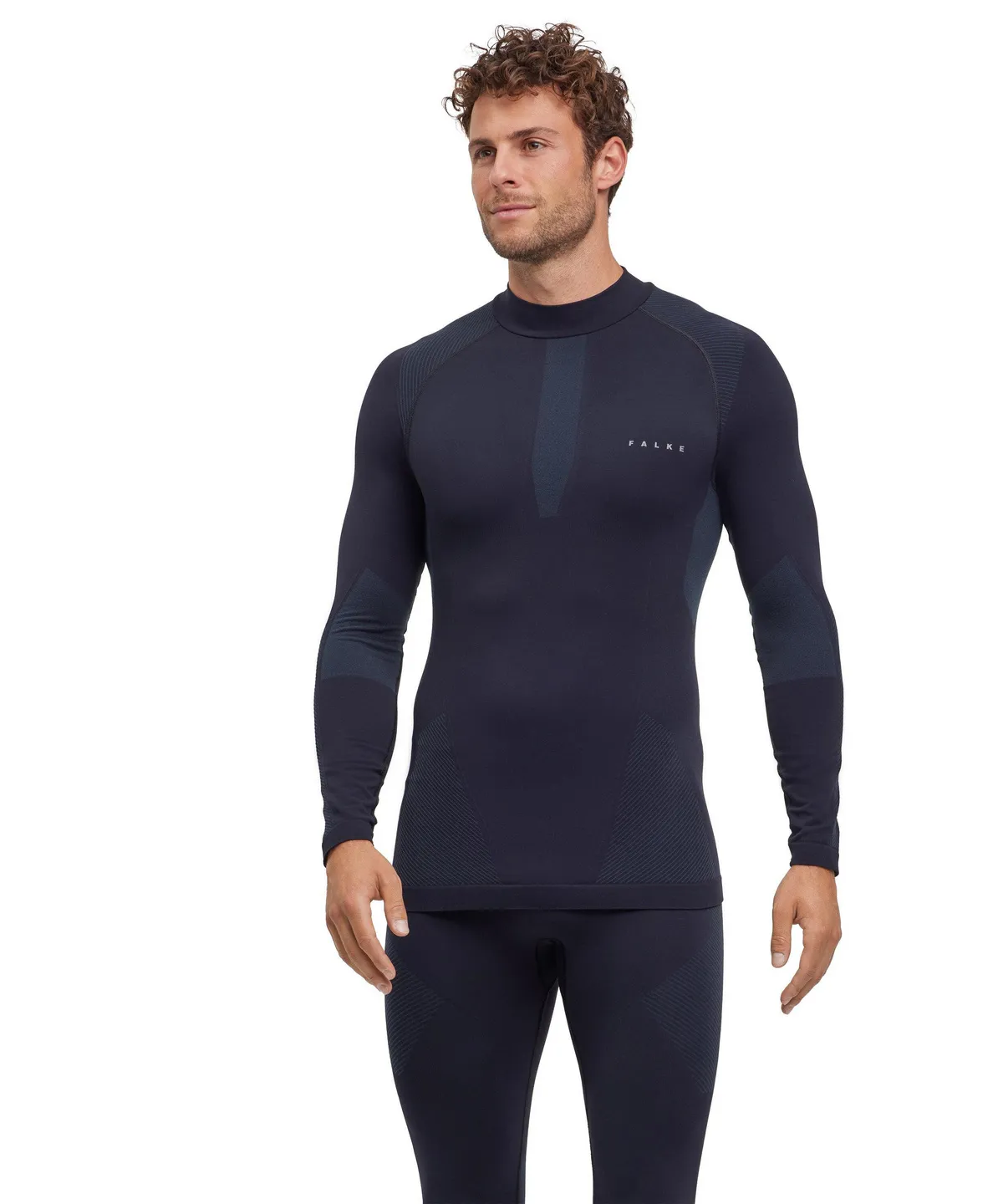 Falke Men's Long Sleeve Shirt Turtle Warm