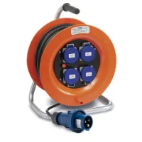 Famatel 30015 Industrial 4 Sockets Kabeltrumma Famatel 30015 Industrial 4 Sockets Kabeltrumma