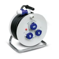 Famatel 30017 Industrial 3 Sockets Kabeltrumma Famatel 30017 Industrial 3 Sockets Kabeltrumma