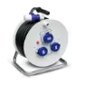 Famatel 30018 Industrial 3 Sockets Kabeltrumma, Grey, One Size