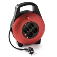 Famatel Disyuntor 2p+ttl 4 Sockets 10 M 16a 250v Kabeltrumma Famatel Disyuntor 2p+ttl 4 Sockets 10 M 16a 250v Kabeltrumma